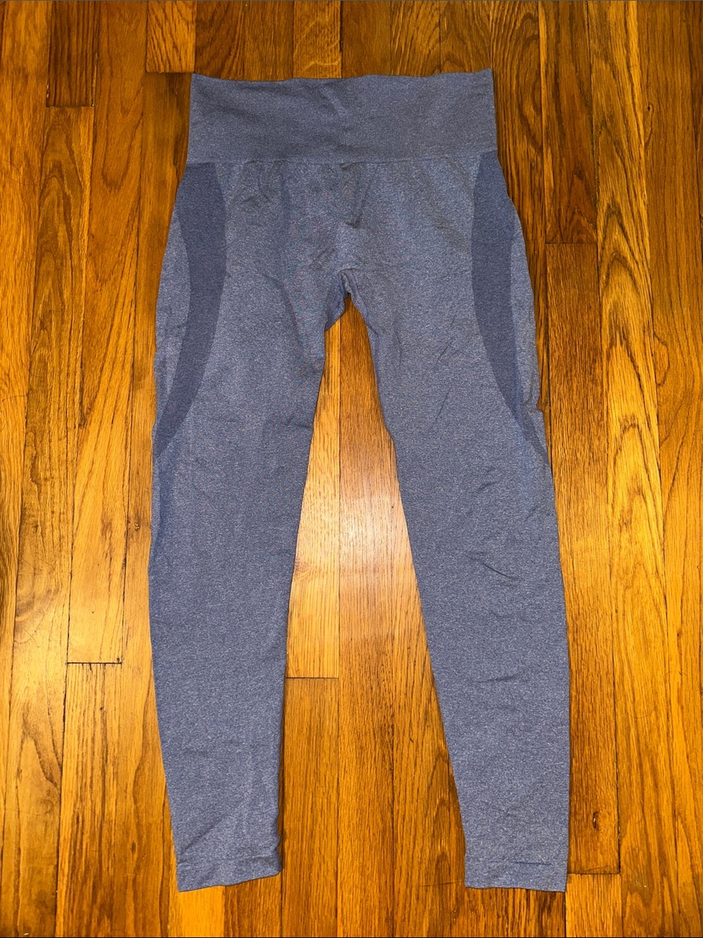 High-Waist Heathered Blue NVGTN Leggings